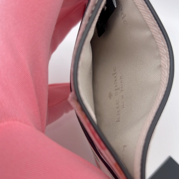 Kate Spade Boxed Madison Strawberry Garden Small Slim Card Holder Pink Multi - Picture 6 of 15